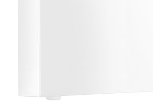 Monarch Specialties Computer Desk, Home Office, Corner, Left, Right Set-up, Storage Drawers, 72"L, L Shape, Work, Laptop, Glossy White Laminate, White Metal, Contemporary, Modern White Mdf,Metal I 7582