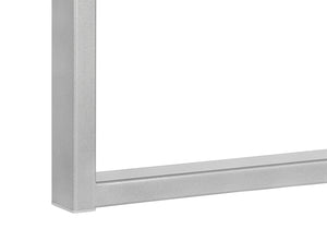 Monarch Specialties Computer Desk, Home Office, Laptop, Left, Right Set-up, Storage Drawers, 60"L, Work, White And Grey Concrete Laminate, Grey Metal, Contemporary, Modern White Particle Board,Hollow,Core,Laminate,Mdf,Metal I 7633