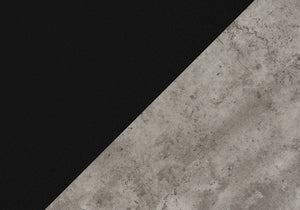 Monarch Specialties Computer Desk, Home Office, Laptop, Left, Right Set-up, Storage Drawers, 48"L, Work, Black And Concrete Laminate, Black Metal, Contemporary, Modern Black Particle Board,Hollow,Core,Laminate,Mdf,Metal,Plastic I 7647