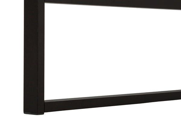 Monarch Specialties Computer Desk, Home Office, Laptop, 48"L, Work, Walnut Laminate, Black Metal, Contemporary, Modern Walnut Particle Board,Laminate,Mdf,Metal I 7655