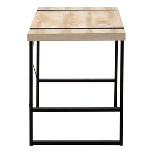 Monarch Specialties Computer Desk, Home Office, Laptop, 48"L, Work, Natural Laminate, Black Metal, Contemporary, Modern Natural Particle Board,Laminate,Mdf,Metal I 7658