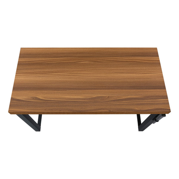 Monarch Specialties Computer Desk, Home Office, Standing, Adjustable, 48"L, Work, Laptop, Walnut Laminate, Black Metal, Contemporary, Modern Walnut Particle Board,Metal I 7675