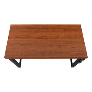 Monarch Specialties Computer Desk, Home Office, Standing, Adjustable, 48"L, Work, Laptop, Brown Laminate, Black Metal, Contemporary, Modern Cherry Particle Board,Metal I 7676