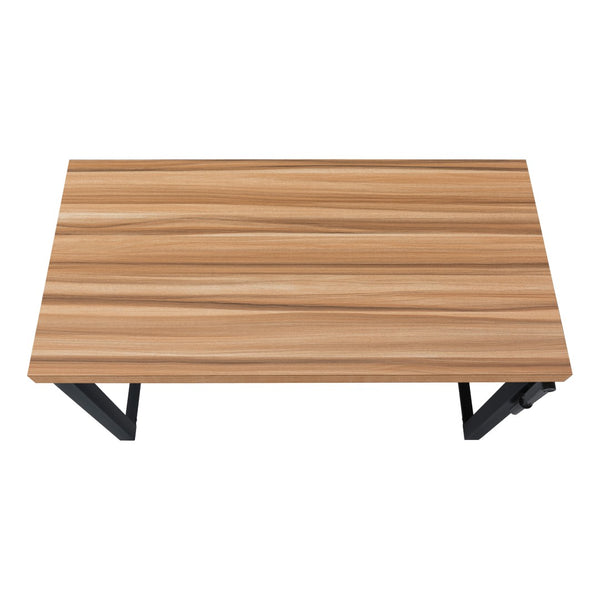 Monarch Specialties Computer Desk, Home Office, Standing, Adjustable, 48"L, Work, Laptop, Brown Laminate, Black Metal, Contemporary, Modern Brown Particle Board,Metal I 7677