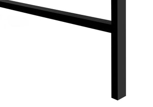 Monarch Specialties Computer Desk, Home Office, Standing, Storage Shelves, 48"L, Work, Laptop, Grey Laminate, Black Metal, Contemporary, Modern Grey Metal,Particle Board I 7703