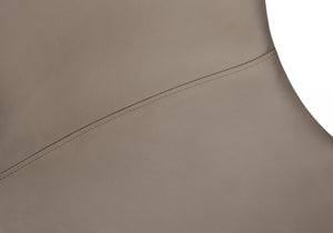 Monarch Specialties Office Chair, Bar Height, Standing, Computer Desk, Work, Brown Leather Look, Black Metal, Contemporary, Modern Taupe Foam,Polyurethane,Metal,Polyurethane I 7751