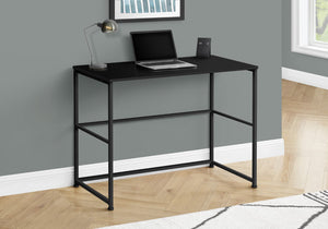 Monarch Specialties Computer Desk, Home Office, Laptop, Left, Right Set-up, Storage Drawers, 40"L, Work, Black Laminate, Black Metal, Contemporary, Modern Black Particle Board,Metal I 7776