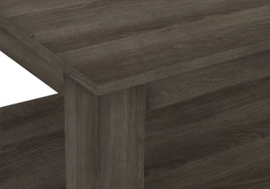 Monarch Specialties Table Set, 3pcs Set, Coffee, End, Side, Accent, Living Room, Brown Laminate, Transitional Oak Particle Board,Laminate I 7883p