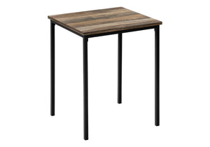 Monarch Specialties Table Set, 3pcs Set, Coffee, End, Black Metal, Brown Reclaimed Laminate, Contemporary, Modern Brown,Black, Black Particle Board,Metal I 7893p