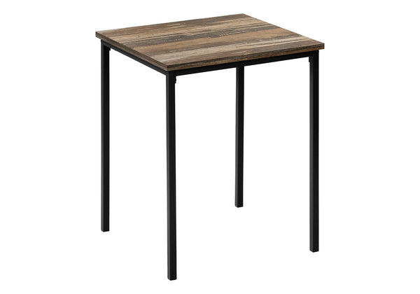 Monarch Specialties Table Set, 3pcs Set, Coffee, End, Black Metal, Brown Reclaimed Laminate, Contemporary, Modern Brown,Black, Black Particle Board,Metal I 7893p