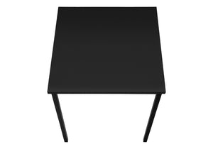 Monarch Specialties Table Set, 3pcs Set, Coffee, End, Black Metal, Black Laminate, Contemporary, Modern Black Particle Board,Metal I 7894p