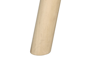 Monarch Specialties Ottoman, Pouf, Footrest, Foot Stool, 12" Round, Grey Velvet, Natural Wood Legs, Contemporary, Modern Grey,Natural, Natural Foam,Polyester I 9013