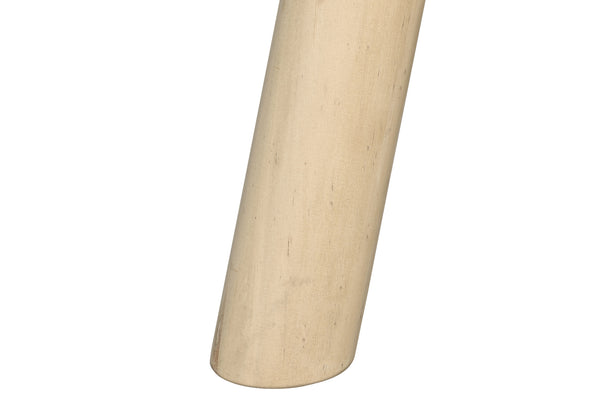 Monarch Specialties Ottoman, Pouf, Footrest, Foot Stool, 12" Round, Grey Velvet, Natural Wood Legs, Contemporary, Modern Grey,Natural, Natural Foam,Polyester I 9013