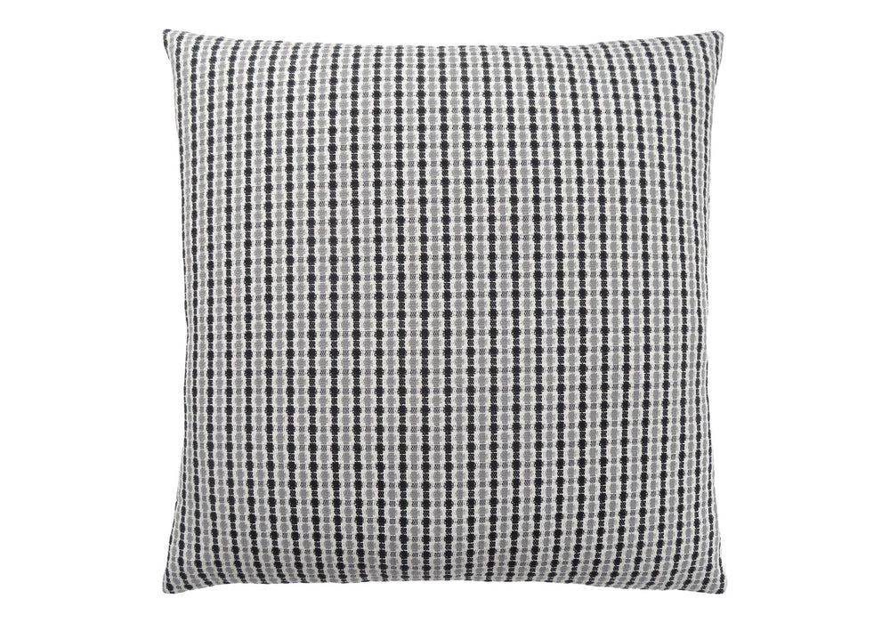 Monarch Specialties Pillows, 18 X 18 Square, Insert Included, Decorative Throw, Accent, Sofa, Couch, Bedroom, Grey And Black Hypoallergenic Polyester, Modern Grey,Black, Black Polyester I 9236