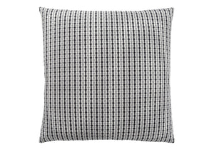 Monarch Specialties Pillows, 18 X 18 Square, Insert Included, Decorative Throw, Accent, Sofa, Couch, Bedroom, Grey And Black Hypoallergenic Polyester, Modern Grey,Black, Black Polyester I 9236