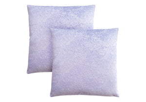 Monarch Specialties Pillows, Set Of 2, 18 X 18 Square, Insert Included, Decorative Throw, Accent, Sofa, Couch, Bedroom, Purple Hypoallergenic Polyester, Modern Purple Polyester I 9325