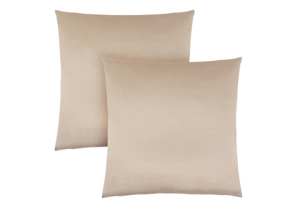 Monarch Specialties Pillows, Set Of 2, 18 X 18 Square, Insert Included, Decorative Throw, Accent, Sofa, Couch, Bedroom, Gold Hypoallergenic Polyester, Modern Gold Polyester I 9335