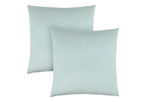 Monarch Specialties Pillows, Set Of 2, 18 X 18 Square, Insert Included, Decorative Throw, Accent, Sofa, Couch, Bedroom, Blue Hypoallergenic Polyester, Modern Green Polyester I 9341