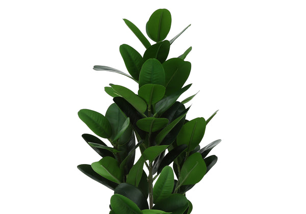Monarch Specialties Artificial Plant, 28" Tall, Garcinia Tree, Indoor, Faux, Fake, Floor, Greenery, Potted, Real Touch, Decorative, Green Leaves, Black Pot Green,Black, Black Plastic,Cement,Foam,Metal I 9504