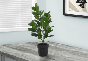 Monarch Specialties Artificial Plant, 28" Tall, Garcinia Tree, Indoor, Faux, Fake, Floor, Greenery, Potted, Real Touch, Decorative, Green Leaves, Black Pot Green,Black, Black Plastic,Cement,Foam,Metal I 9504