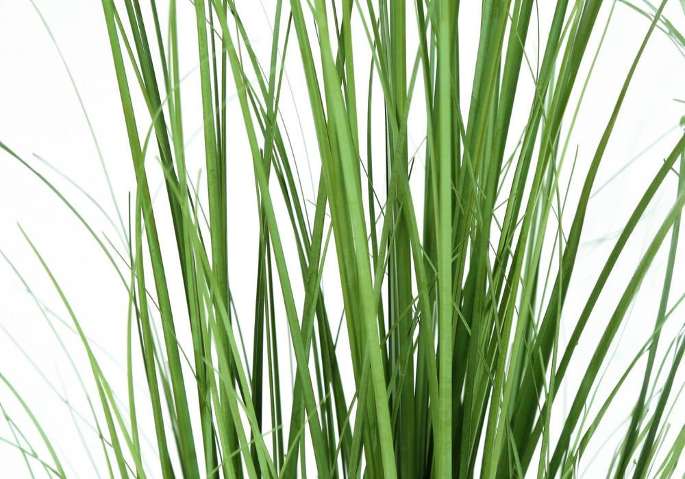 Monarch Specialties Artificial Plant, 47" Tall, Grass Tree, Indoor, Faux, Fake, Floor, Greenery, Potted, Real Touch, Decorative, Green Grass, Black Pot Green,Black, Black Pvc,Cement,Foam,Metal,Nylon,Polypropylene I 9565