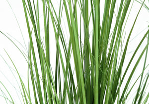 Monarch Specialties Artificial Plant, 47" Tall, Grass Tree, Indoor, Faux, Fake, Floor, Greenery, Potted, Real Touch, Decorative, Green Grass, Black Pot Green,Black, Black Pvc,Cement,Foam,Metal,Nylon,Polypropylene I 9565