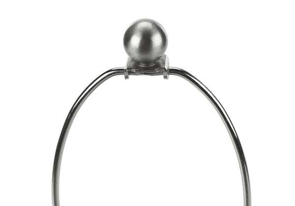 Monarch Specialties Lighting, 23"H, Table Lamp, Black Ceramic, Black Shade, Contemporary Black,Silver, Silver Ceramic,Linen,Metal I 9618