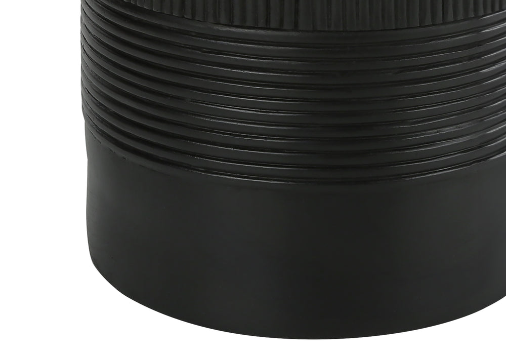 Monarch Specialties Lighting, 24"H, Table Lamp, Black Resin, Ivory / Cream Shade, Contemporary Black,Gold,Ivory, Gold,Ivory Polyresin,Linen,Metal I 9619