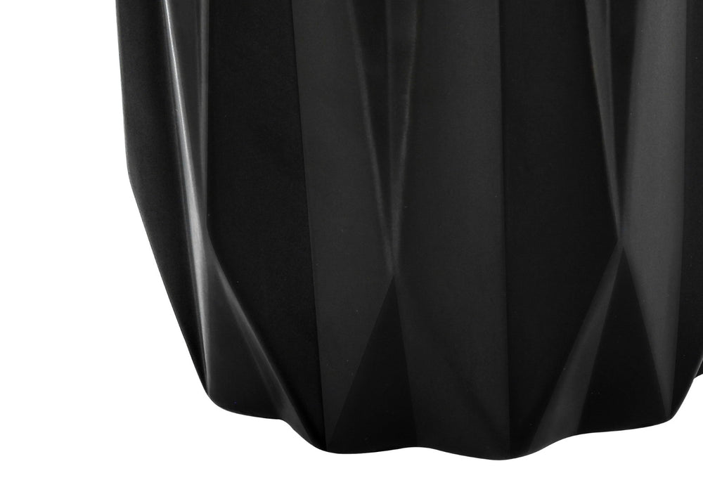 Monarch Specialties Lighting, 25"H, Table Lamp, Black Ceramic, Ivory / Cream Shade, Contemporary Black,Ivory, Ivory Ceramic,Linen,Metal I 9620