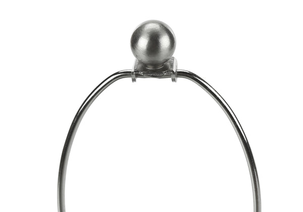 Monarch Specialties Lighting, 24"H, Table Lamp, Blue Ceramic, Ivory / Cream Shade, Contemporary Blue,Ivory,Silver, Ivory,Silver Ceramic,Linen,Metal I 9622