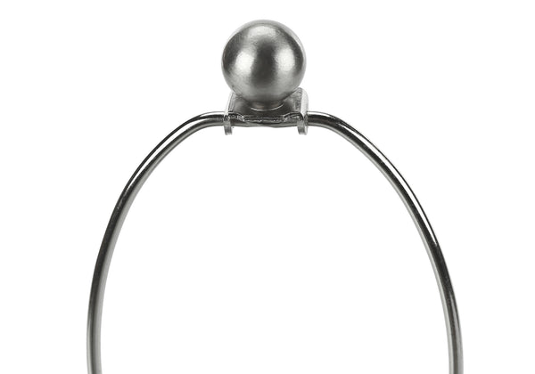 Monarch Specialties Lighting, 18"H, Table Lamp, Ivory / Cream Shade, Cream Ceramic, Contemporary Cream,Ivory,Silver, Ivory,Silver Ceramic,Linen,Metal I 9630