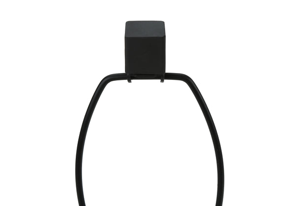 Monarch Specialties Lighting, 25"H, Table Lamp, Usb Port Included, Black Metal, Beige Shade, Transitional Black,Beige, Beige Metal,Linen I 9638