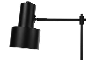 Monarch Specialties Lighting, 21"H, Table Lamp, Usb Port Included, Black Metal, Black Shade, Modern Black Metal I 9647