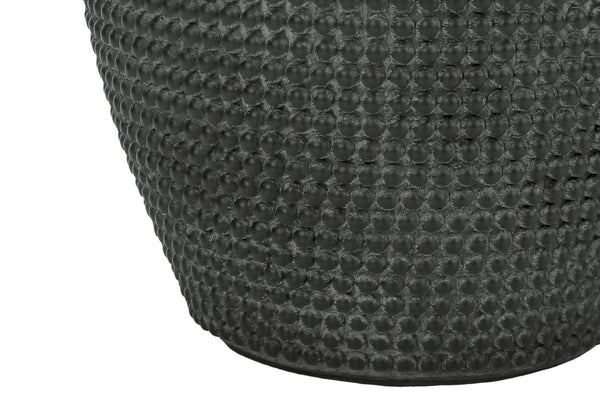 Monarch Specialties Lighting, 24"H, Table Lamp, Black Resin, Ivory / Cream Shade, Contemporary Black,Ivory, Ivory Polyresin,Linen,Metal I 9655