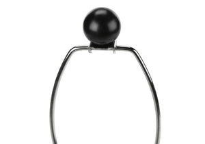 Monarch Specialties Lighting, 24"H, Table Lamp, Black Resin, Ivory / Cream Shade, Contemporary Black,Ivory, Ivory Polyresin,Linen,Metal I 9655