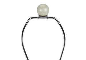 Monarch Specialties Lighting, 24"H, Table Lamp, Beige Concrete, Ivory / Cream Shade, Contemporary Beige,Ivory,Silver, Ivory,Silver Concrete,Metal I 9702