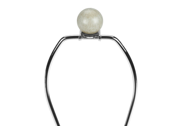 Monarch Specialties Lighting, 24"H, Table Lamp, Beige Concrete, Ivory / Cream Shade, Contemporary Beige,Ivory,Silver, Ivory,Silver Concrete,Metal I 9702