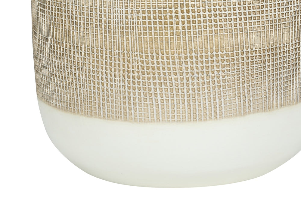 Monarch Specialties Lighting, 27"H, Table Lamp, Cream Ceramic, Beige Shade, Contemporary Cream,Beige, Beige Ceramic,Metal I 9724