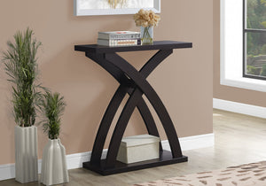 Monarch Specialties Accent Table - Contemporary Dark Espresso Console for Entryway & Living Room - Compact & Stylish Storage Default Title  
