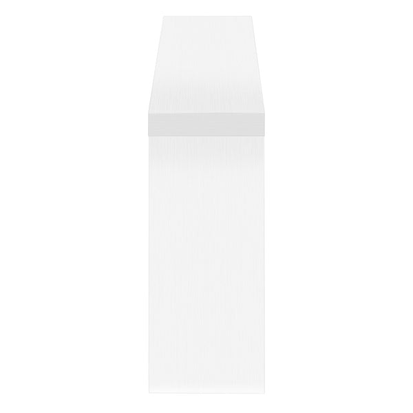 Monarch Specialties Accent Table - Contemporary Console for Living Room & Entryway with Bold Design and Space-Saving Style WHITE 47.25 L x 11.5 W x 32 H 