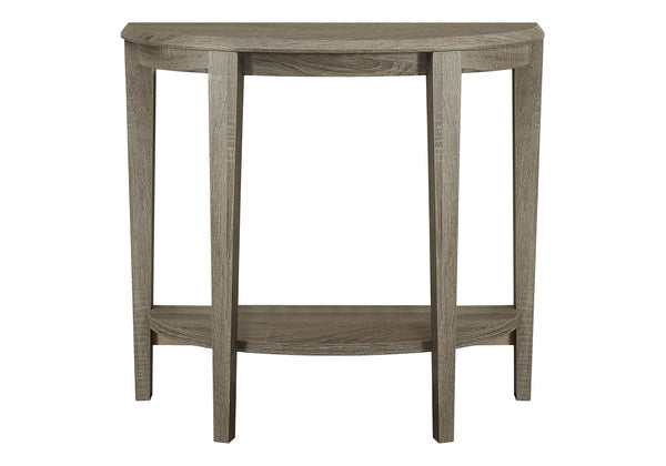 Monarch Specialties Accent Table - Contemporary Console for Living Room & Entryway with Bold Design and Space-Saving Style DARK TAUPE 36 L x 11.75 W x 32.5 H 