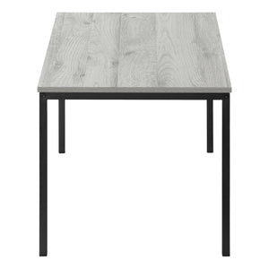 Monarch Specialties Coffee Table - Sleek Grey Laminate with Sturdy Black Metal Base for Modern Living Room Décor Default Title  