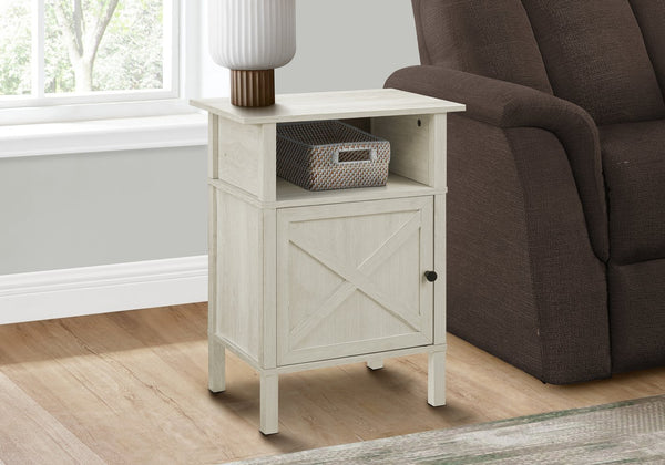 Monarch Specialties Accent Table – Stylish Side Table with Storage, Dark Bronze Laminate Finish for Living Room Décor OAK 18 L x 11.75 W x 23.5 H I 3812