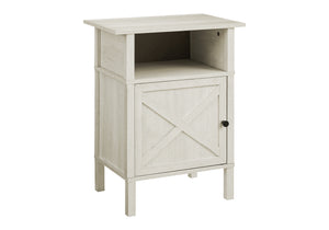 Monarch Specialties Accent Table – Stylish Side Table with Storage, Dark Bronze Laminate Finish for Living Room Décor OAK 18 L x 11.75 W x 23.5 H I 3812