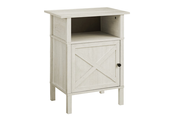 Monarch Specialties Accent Table – Stylish Side Table with Storage, Dark Bronze Laminate Finish for Living Room Décor OAK 18 L x 11.75 W x 23.5 H I 3812