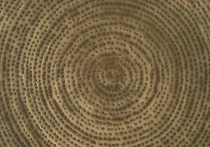 Monarch Specialties Accent Table - Stylish Hammered Metal Drum Design for Modern Living and Bedroom Spaces, No Assembly! GOLD 20 L x 20 W x 22 H 