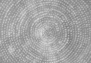 Monarch Specialties Accent Table - Stylish Hammered Metal Drum Design for Modern Living and Bedroom Spaces, No Assembly! CHROME 20 L x 20 W x 22 H 