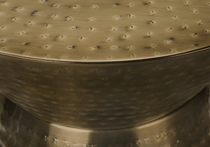 Monarch Specialties Accent Table – Modern Hand-Crafted Hourglass Design for Glam Living Room or Bedroom Décor GOLD 20 L x 20 W x 22 H 