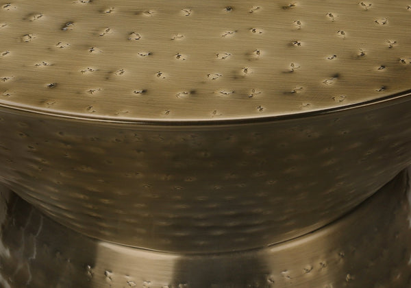 Monarch Specialties Accent Table – Modern Hand-Crafted Hourglass Design for Glam Living Room or Bedroom Décor GOLD 20 L x 20 W x 22 H 