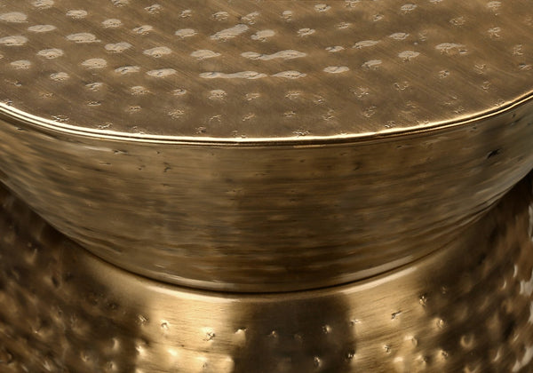 Monarch Specialties Accent Table – Modern Hand-Crafted Hourglass Design for Glam Living Room or Bedroom Décor COPPER 20 L x 20 W x 22 H 